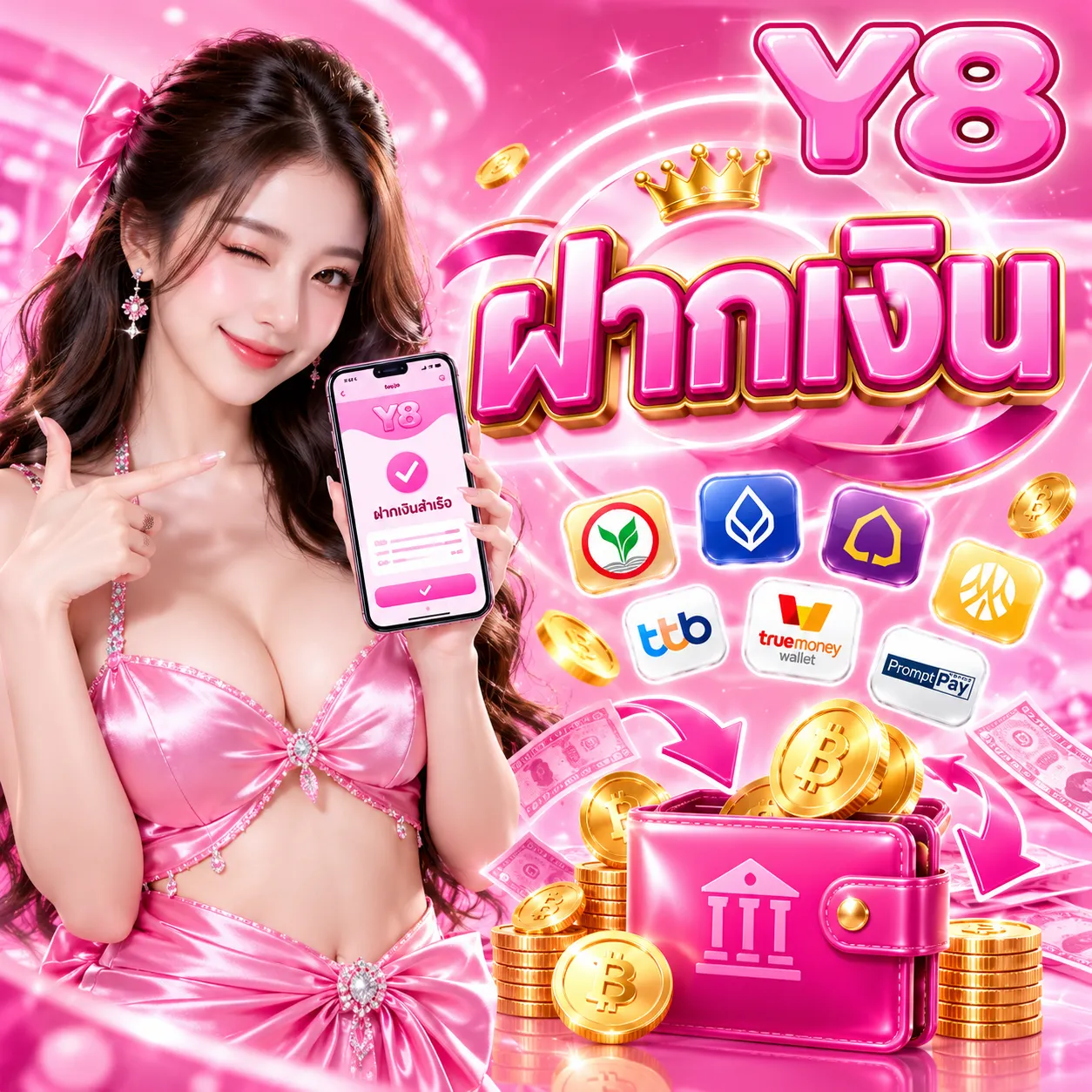 Y8 - ฝากเงิน